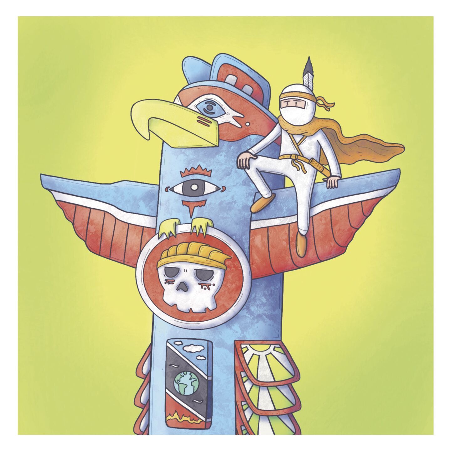 Yakama artist Vernon Ketchup